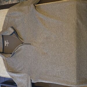 Rhone Light Brown Quarter-Zip Top